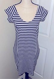 Derek Heart Black & White Striped Dress