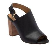 NORDSTROM 14th & Union Sandal Asher Block Heel Black Size 11 NWT