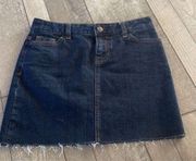 Size 0 Denim Y2K 90s Jean Skirt