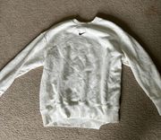 White Crew Neck Sweatshirt