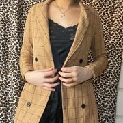 Nasty Gal  plaid blazer coat