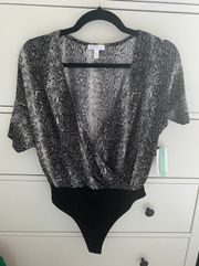 Snake Print Bodysuit 