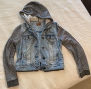 American Eagle Jean Jacket Hoodie