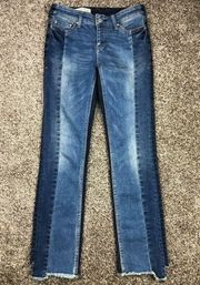 Pilcro and the Letterpress Women’s Parallel Patchwork Jeans Size 26