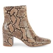 Snakeskin Booties