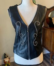 Studded Motorcycle Vest