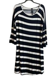 Agnes and Dora striped  Walker dress NWT