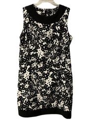 Kim Rogers Daisy Print Black and White Dress