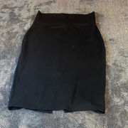 Sexy black‎ pencil skirt with slit on the back ( M )