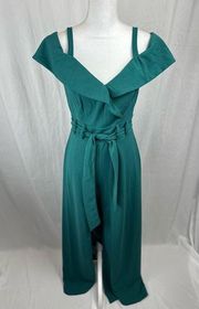 NWT Shelby & Palmer Green Jumpsuit - size 6