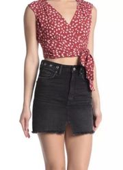 All Saints Denim Mini Skirt