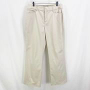 JM COLLECTION Beige Khaki Dress Pant Trouser Slacks