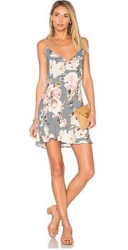 Privacy Please Ozark Floral Mini Dress in Asphalt