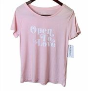 Workshop Republic clothing  open to love T- shirt