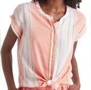 NEW Splendid Channing Stripe Button Down Top XS