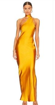 Khanums x REVOLVE Kara Pearl Trim Maxi Dress in Yellow