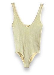 Aura ribbed bodysuit M