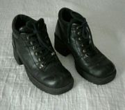 Combat Heeled Boots