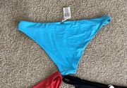 blue o’neill twist bikini bottoms