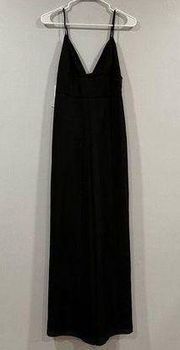 Fame And Partners Triangle Jumpsuit Black Size 6 Store Model