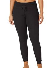 Beyond Yoga Cozy Black Fleece Lounge Around Jogger Women's Size Medium