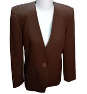 LIZ Baker Classy Brown Blazer EUC size 2