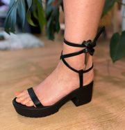 Black Platform Sandals