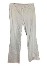 INC 4 white slim capris pants