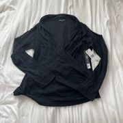 blouse  Size: XL Color: black  Brand:  Condition: NWT Details: -  crossover open front  - So cute and c