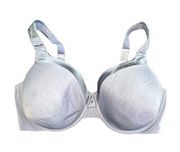 Vanity Fair Light Blue Padded 4 Clasp Underwire Bra