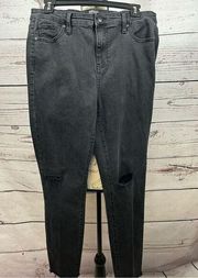 Buffalo David Bitton size 10/30 black jeans. Mollie, high rise stretch, skinny -