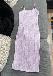 Purple Bodycon Dress