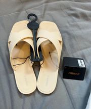 Cream Sandals