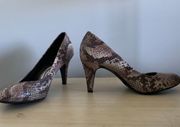 Snakeskin Heels