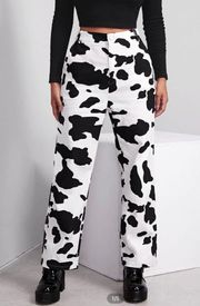 Cow Print Pants