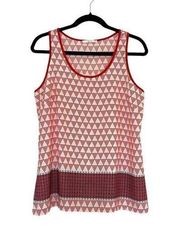 Le Lis Stitch Fix Geometric Print Sleeveless Blouse Size Medium