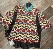 Western Tribal Dress for Women size M.