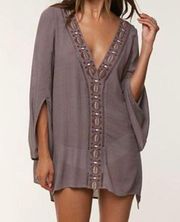 O’Neill embroidered swim cover up