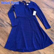 New NWT Velvet Torch size l large sweater dress Nordstrom