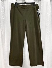 NWT Ideology bootcut green leggings