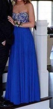 Beautiful Blue Prom Dress