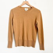 Neiman Marcus Cashmere Pullover Sweater Tan Size S