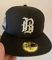 New Era Myfitteds Birmingham barons jet black 20th anniversary size 7 1/8 brand new