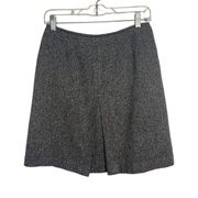 Liz Claiborne Liz Sport Petite Size 8P Wool Silk Short Skirt Gray