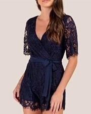 Black Lace Romper