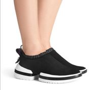 Stuart Weitzman black SW-612 slip on sneakers!