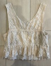 Delia’s Lace Tank Top