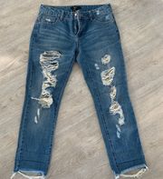 Distressed Blue Jeans (S)