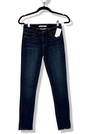 Sam Edelman the kitten mid rise skinny ankle dark wash jean women's size 25 | 0