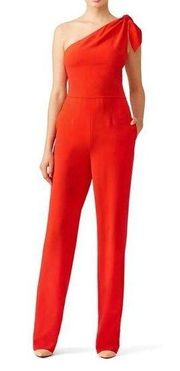 Diane Von Furstenberg Red Knot Jumpsuit Size 6 US $468